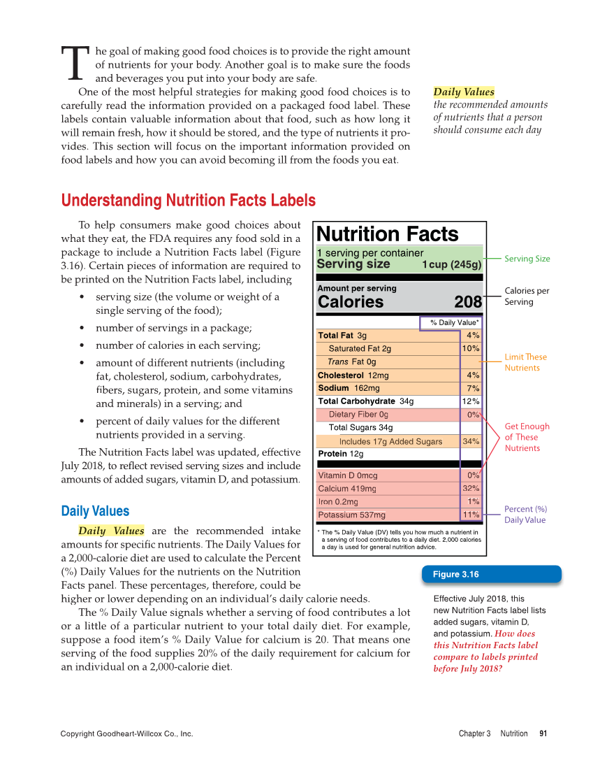 Comprehensive Health, 2nd Edition page 91