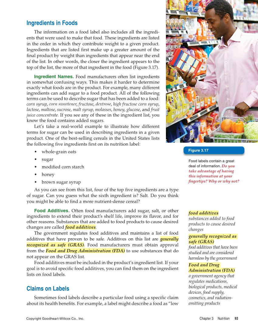 Comprehensive Health, 2nd Edition page 93