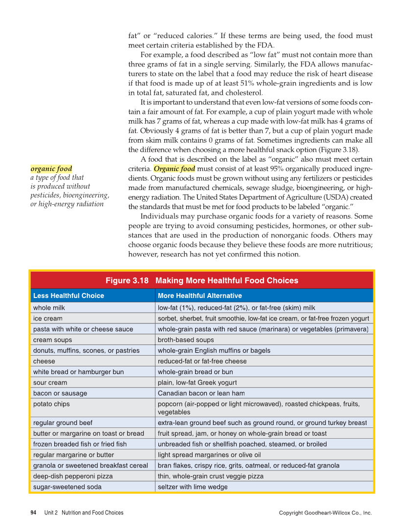 Comprehensive Health, 2nd Edition page 94