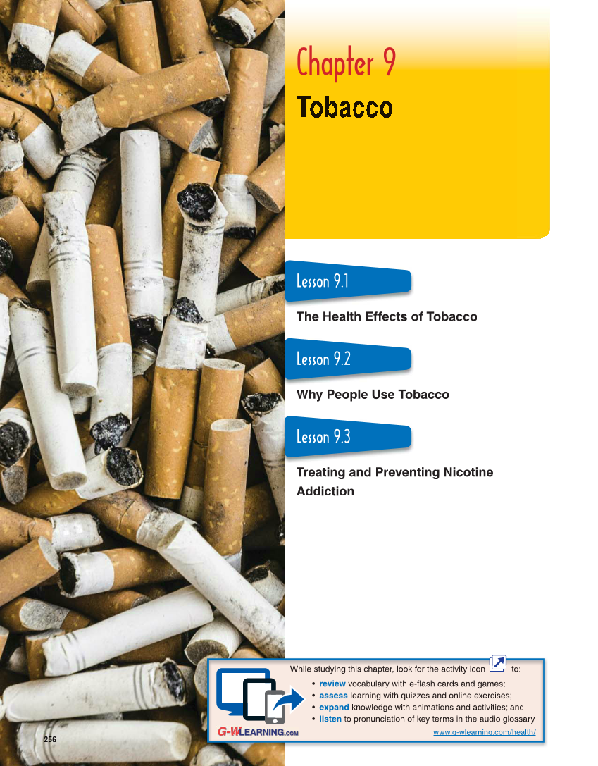 Comprehensive Health, 2nd Edition page 256