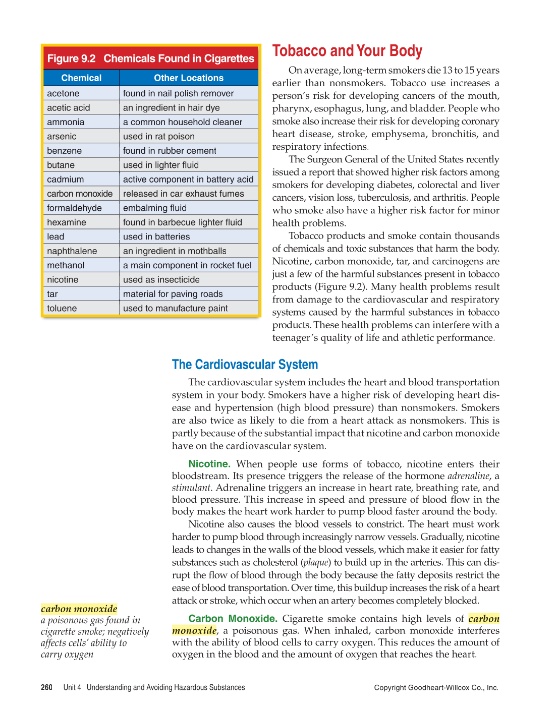 Comprehensive Health, 2nd Edition page 260