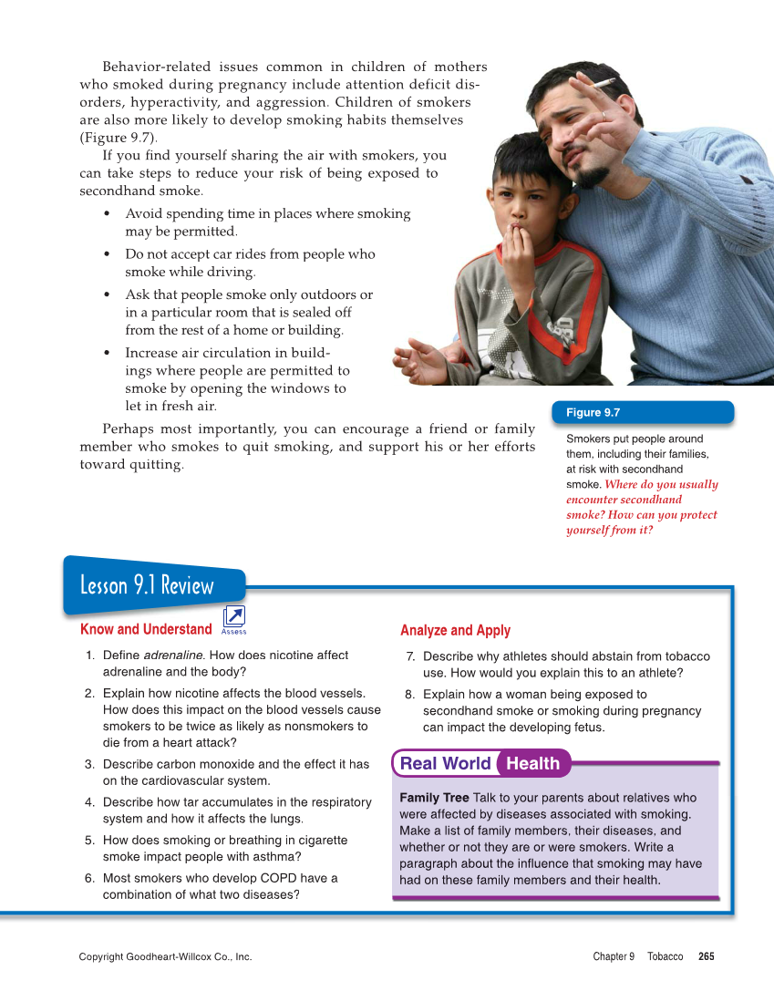 Comprehensive Health, 2nd Edition page 265