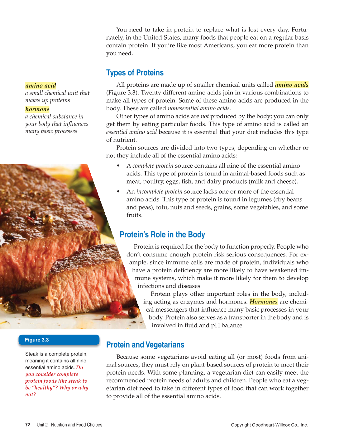 Comprehensive Health, 2nd Edition page 72