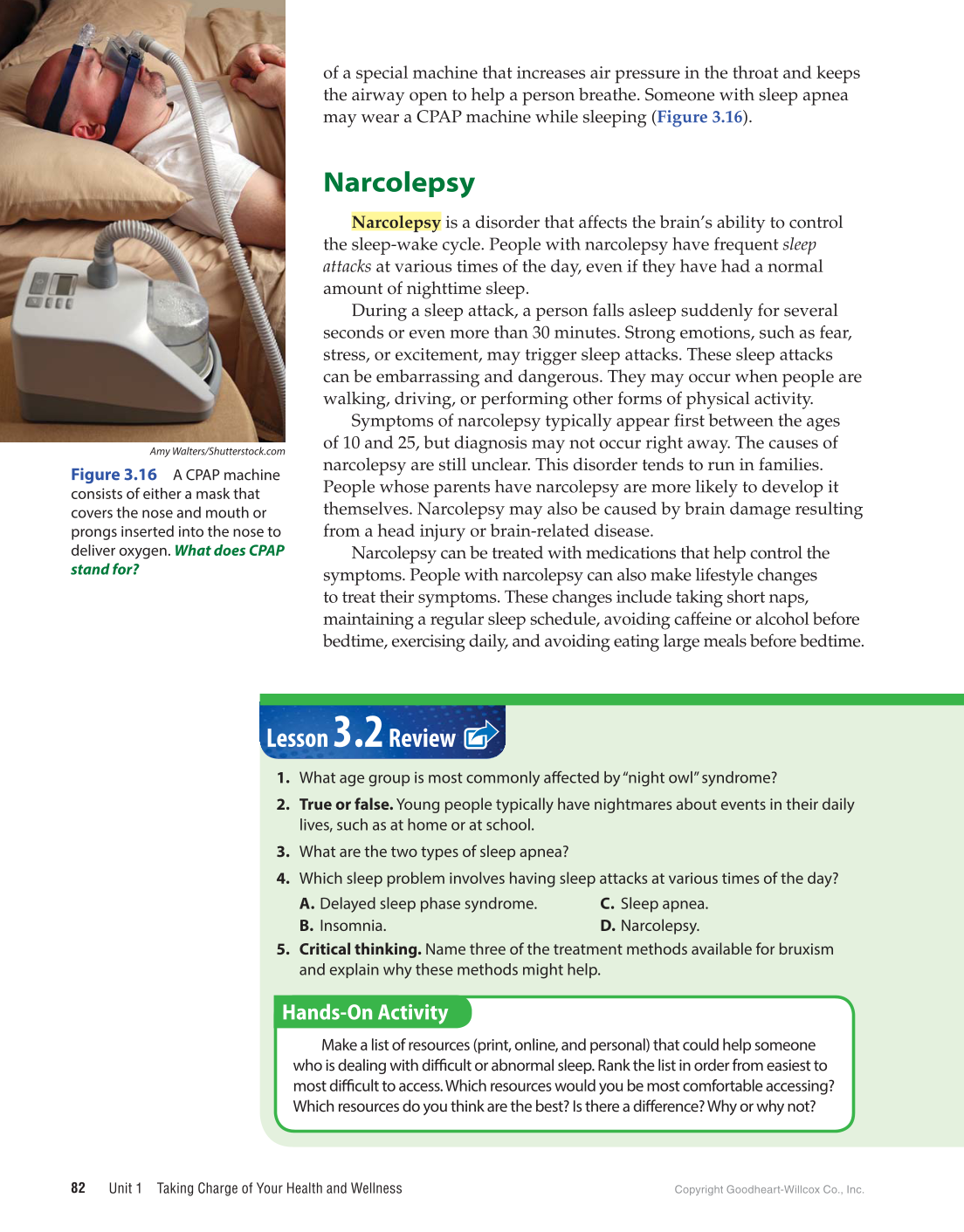 Comprehensive Health Skills for Middle School, 1st Edition page 82