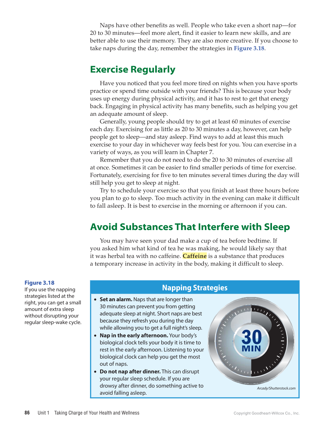 Comprehensive Health Skills for Middle School, 1st Edition page 86