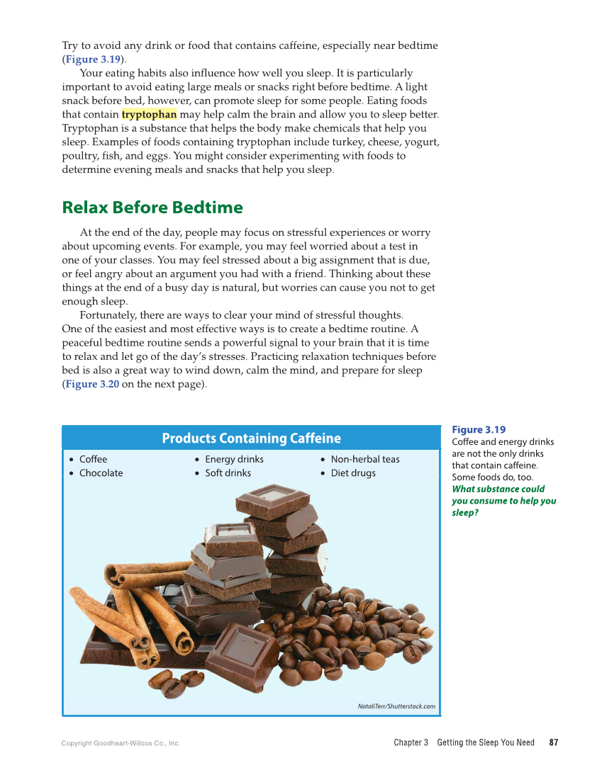 Comprehensive Health Skills for Middle School, 1st Edition page 87