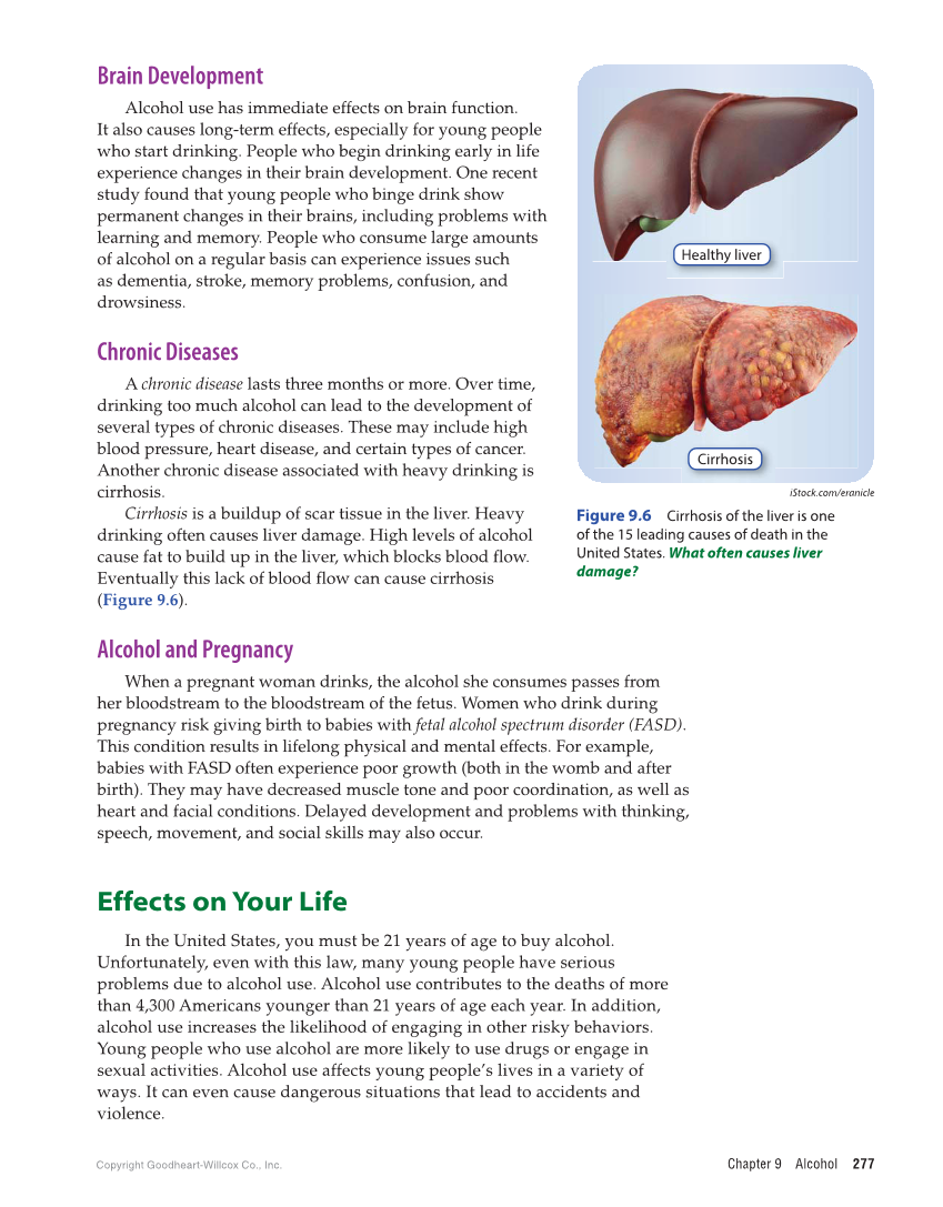 Comprehensive Health Skills for Middle School, 1st Edition page 277