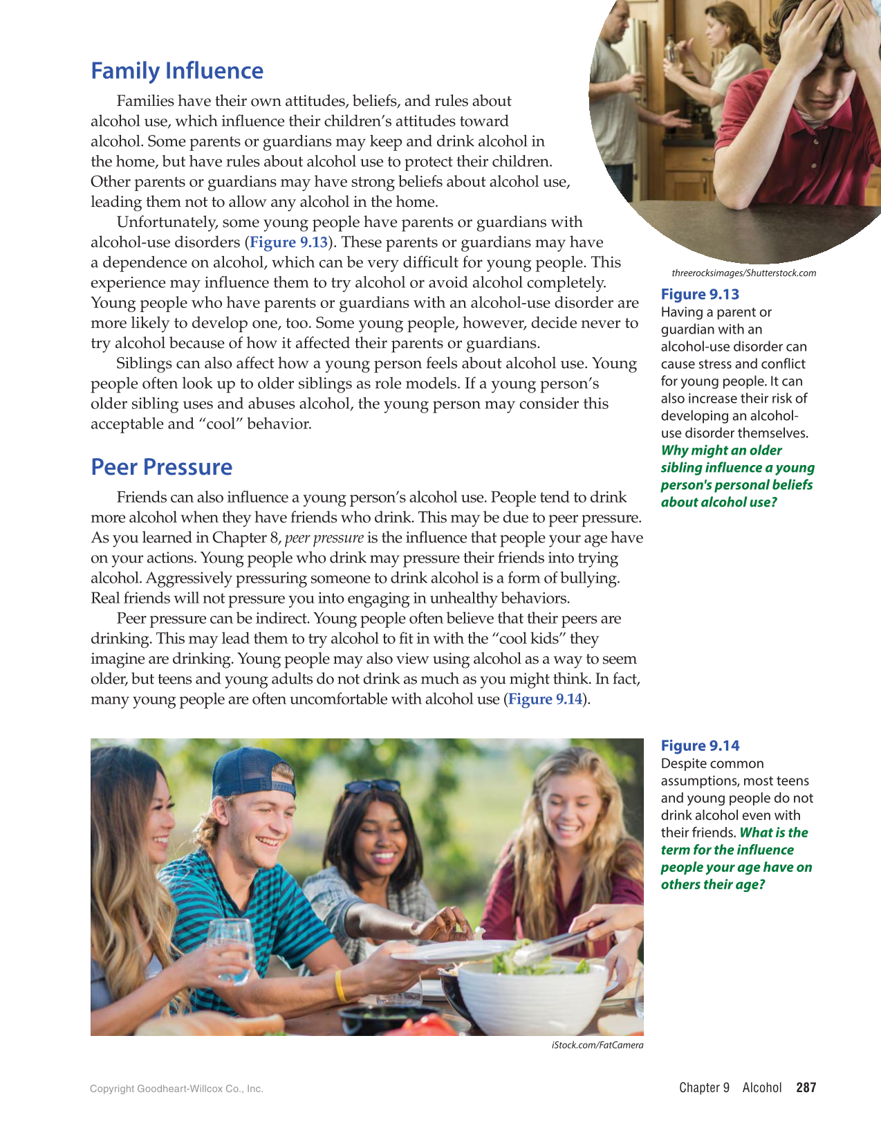 Comprehensive Health Skills for Middle School, 1st Edition page 287
