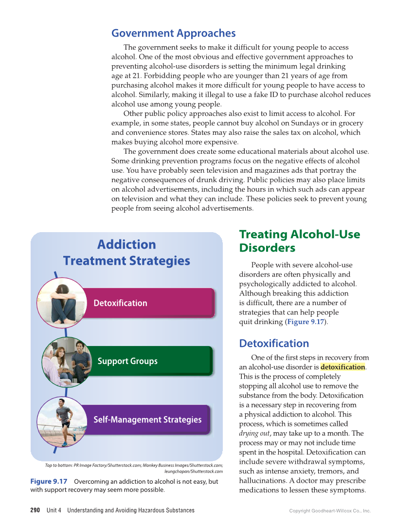 Comprehensive Health Skills for Middle School, 1st Edition page 290