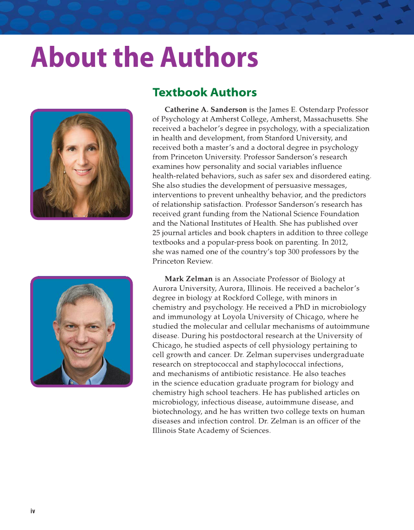 Comprehensive Health Skills for Middle School, 1st Edition page iv