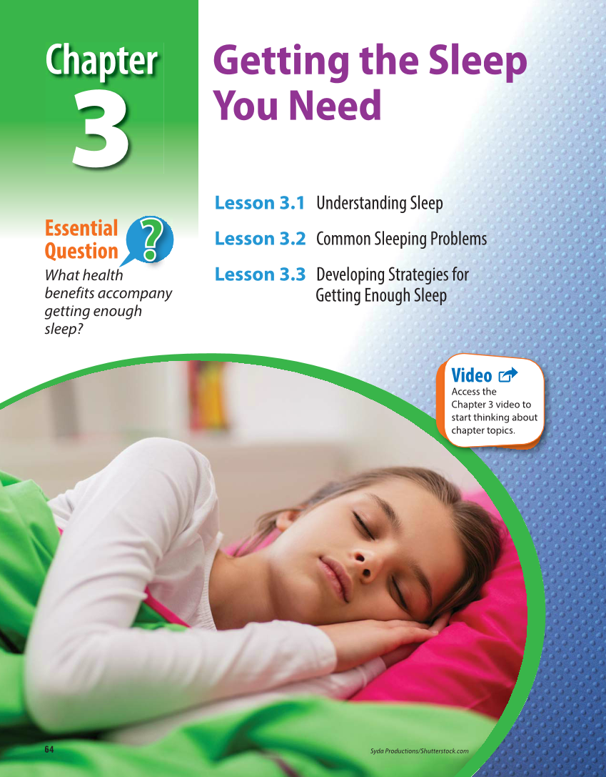 Comprehensive Health Skills for Middle School, 1st Edition page 64