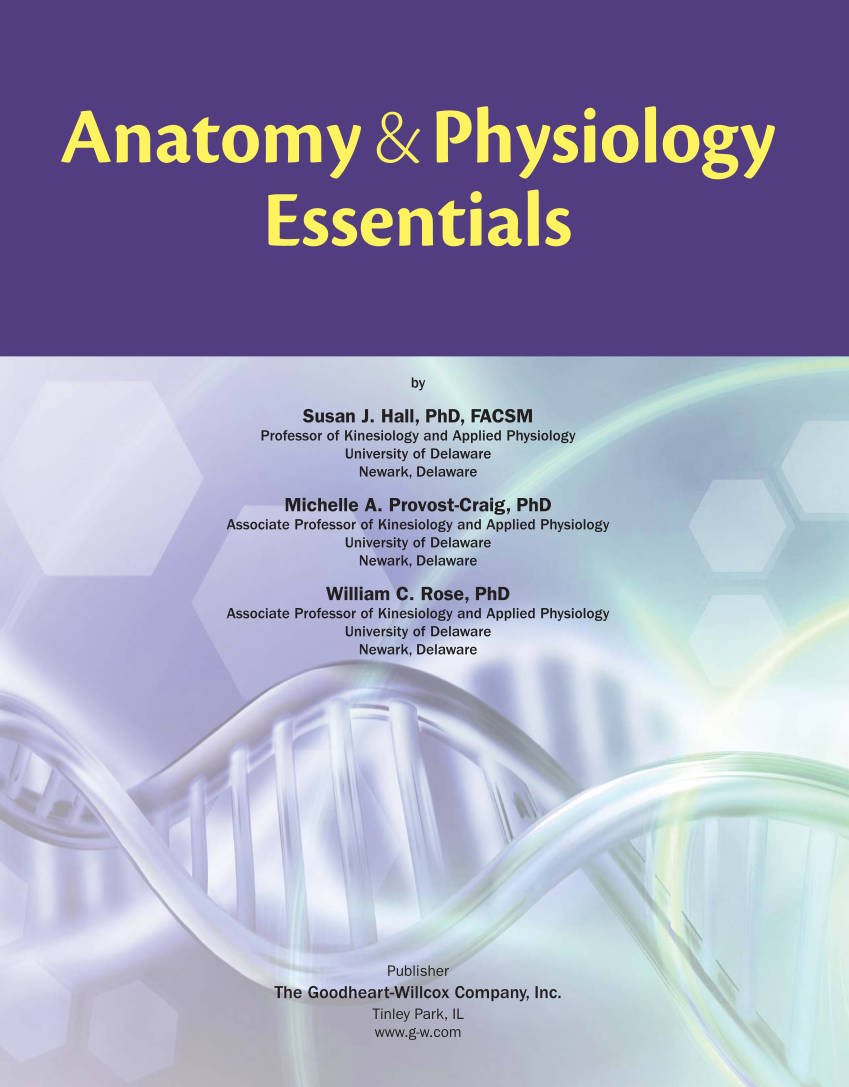Anatomy & Physiology Essentials, 1st Edition page i