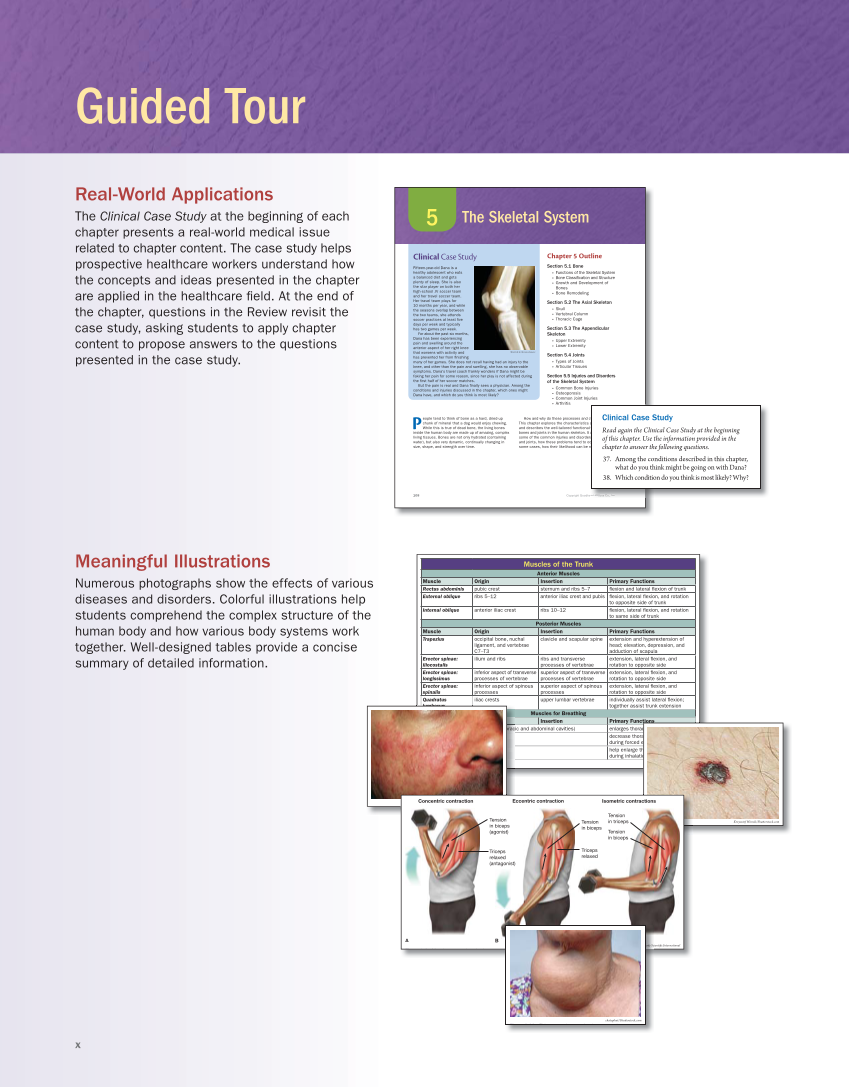 Anatomy & Physiology Essentials, 1st Edition page x