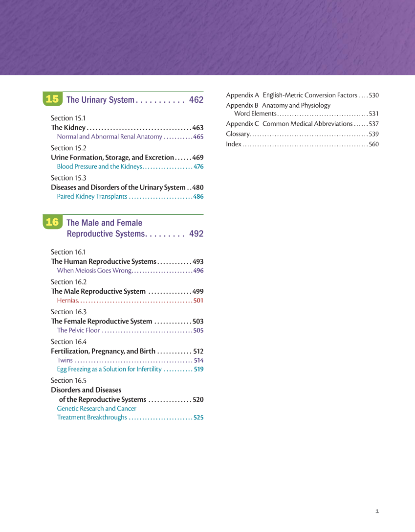 Anatomy & Physiology Essentials, 1st Edition page 1