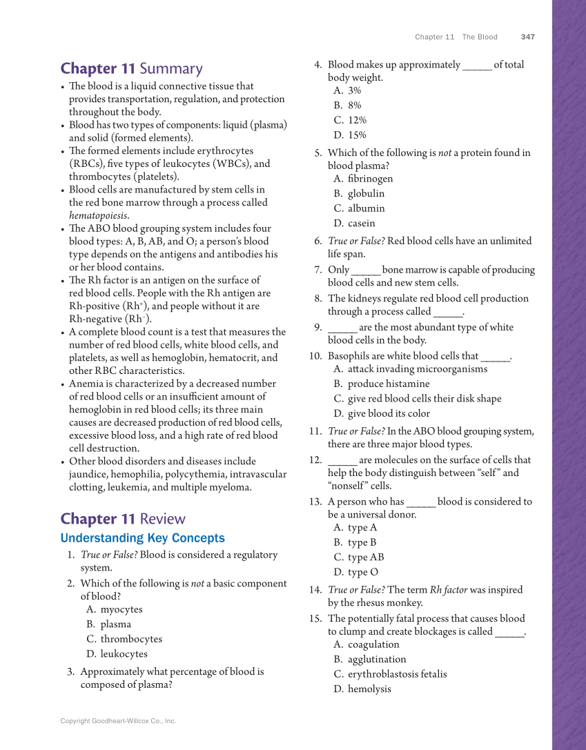 Anatomy & Physiology Essentials, 1st Edition page 347