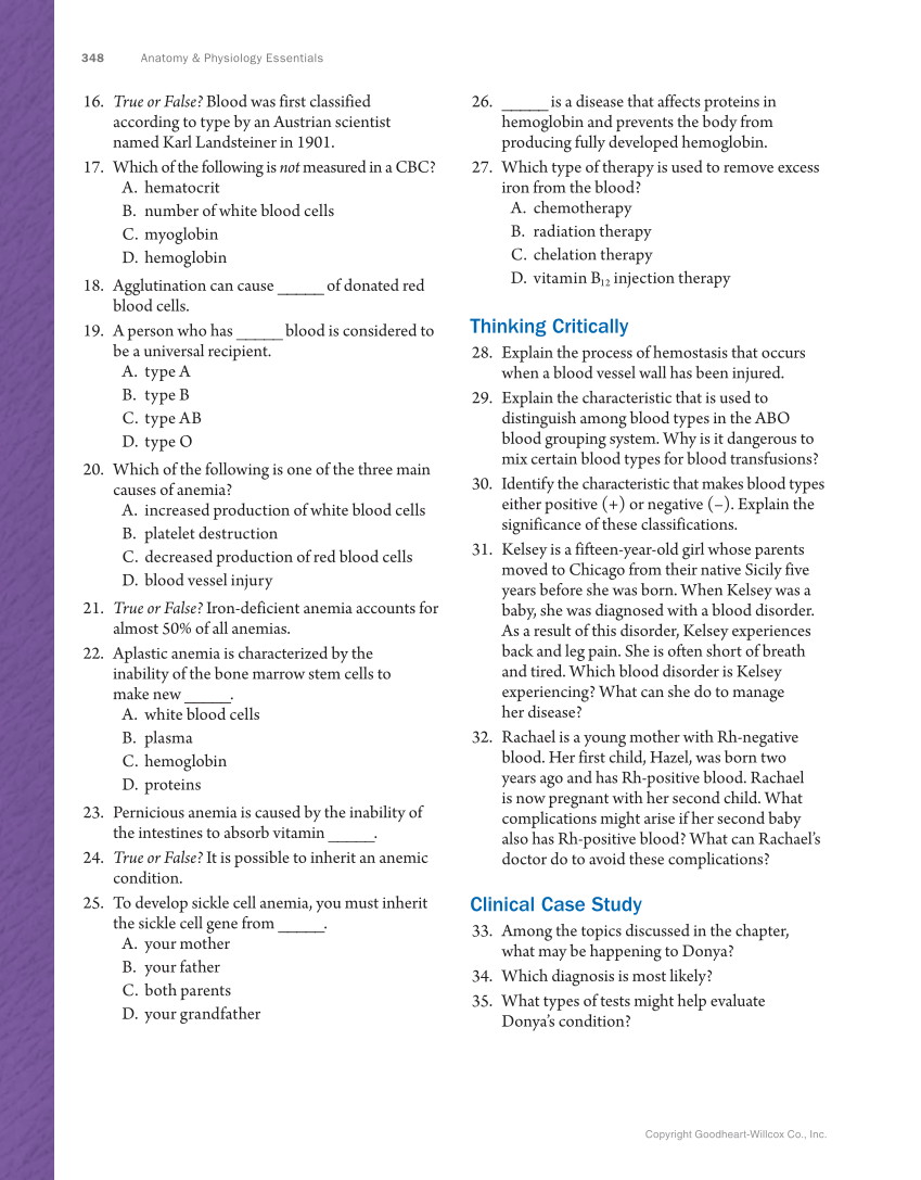 Anatomy & Physiology Essentials, 1st Edition page 348