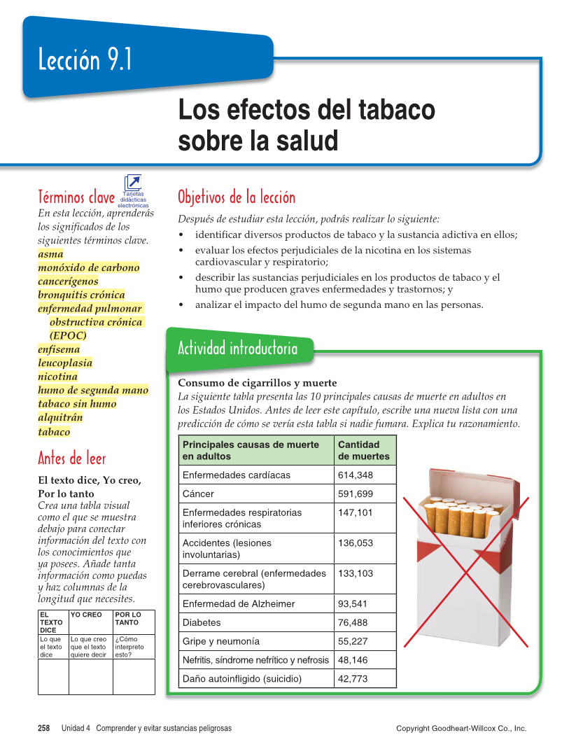 Salud integral, Segunda edición page 258