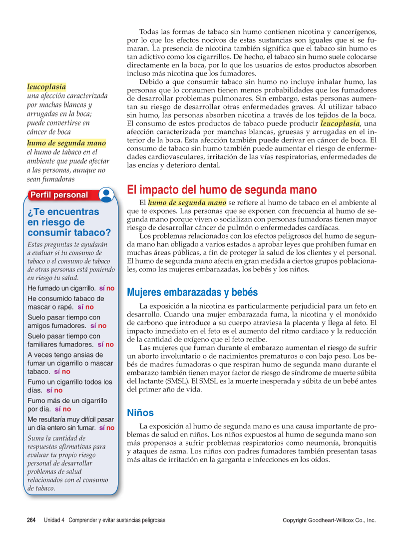 Salud integral, Segunda edición page 264
