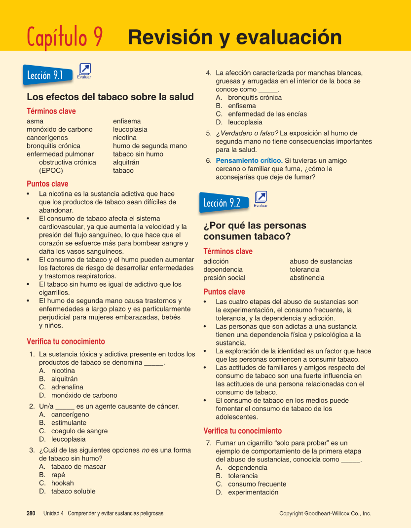 Salud integral, Segunda edición page 280