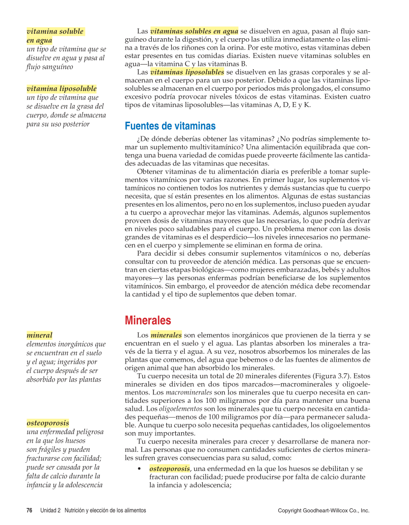 Salud integral, Segunda edición page 76