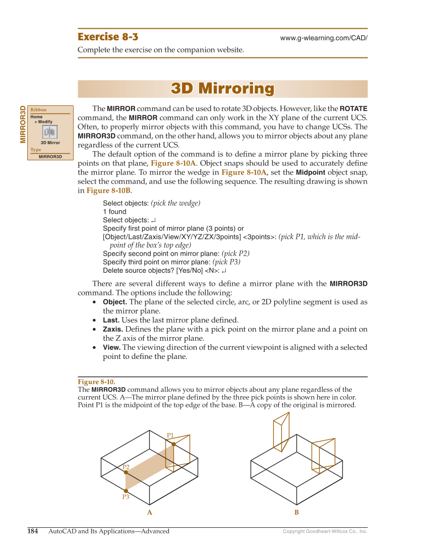 AutoCAD and Its Applications—Comprehensive 2019, 26th Edition page 1234