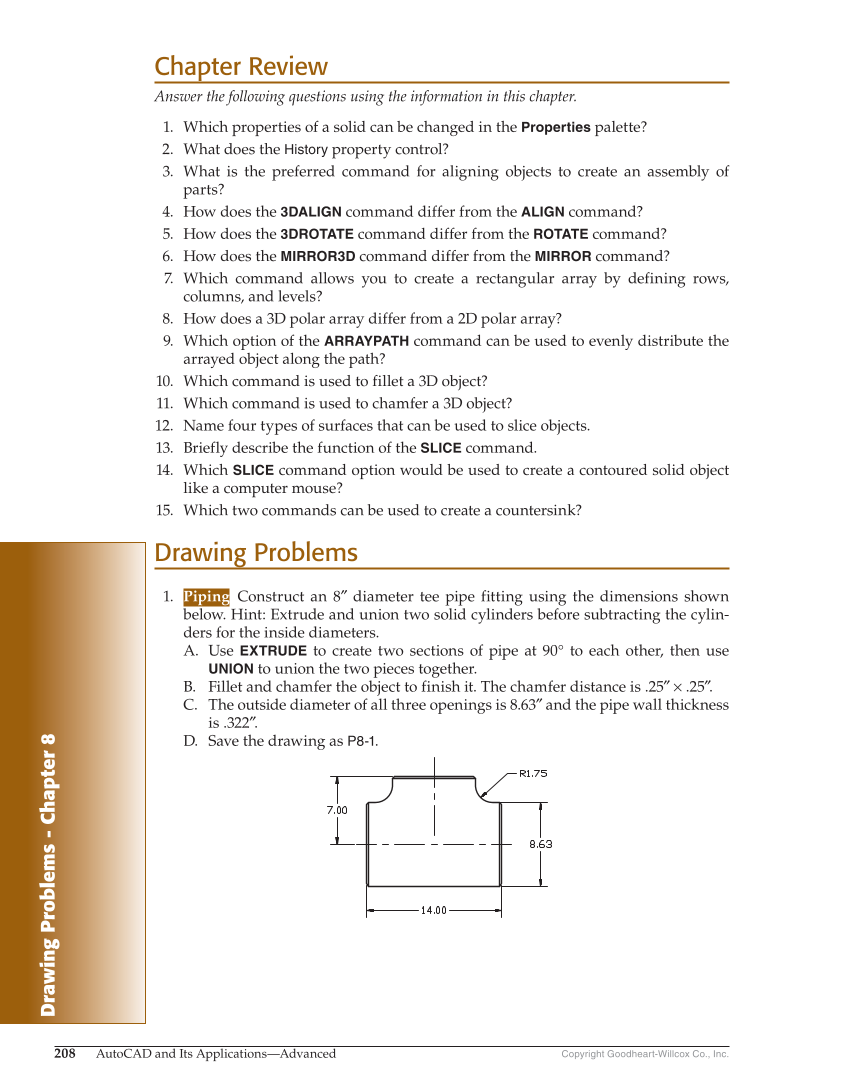 AutoCAD and Its Applications—Comprehensive 2019, 26th Edition page 1258