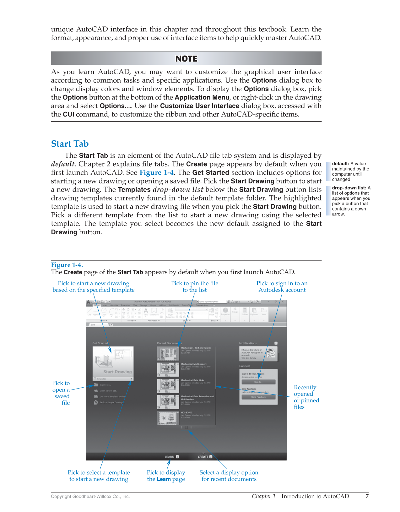 AutoCAD and Its Applications—Comprehensive 2019, 26th Edition page 7