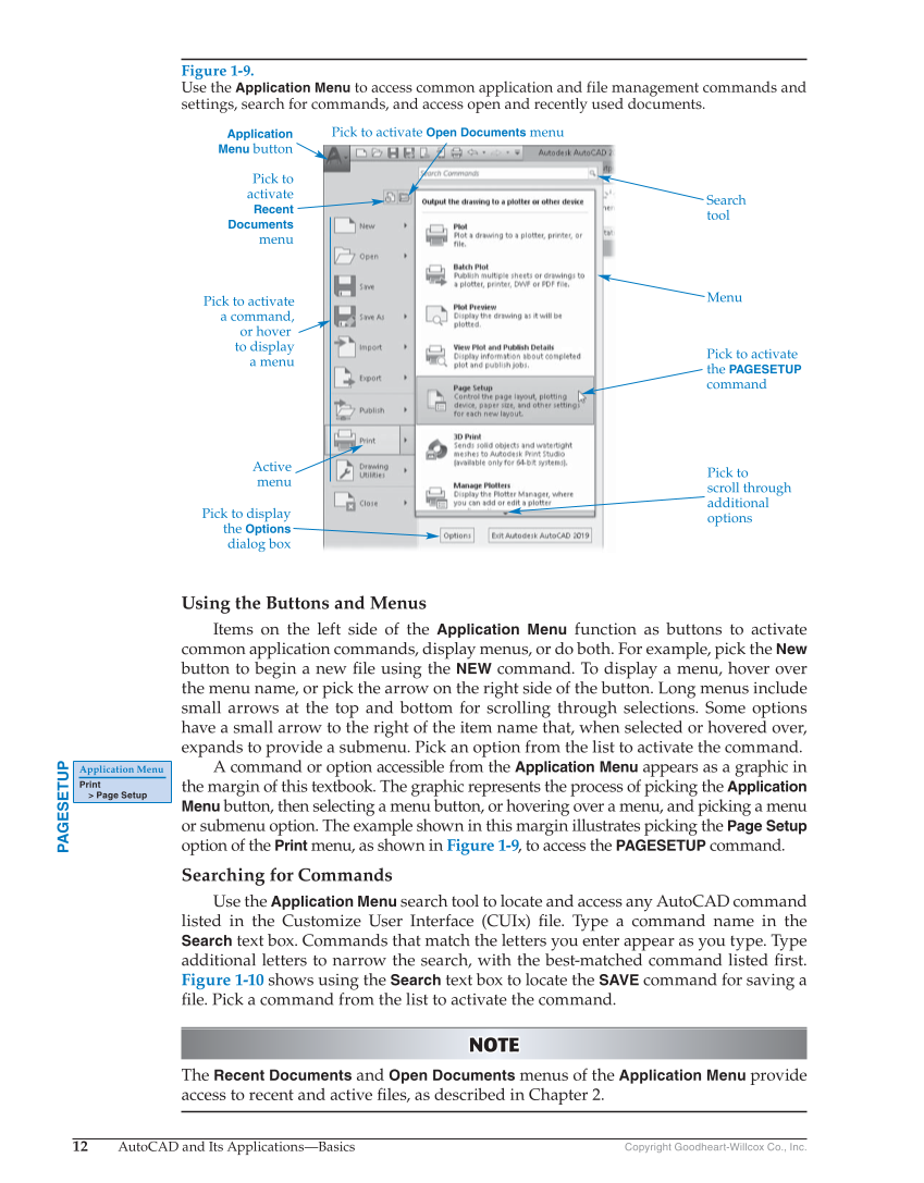 AutoCAD and Its Applications—Comprehensive 2019, 26th Edition page 12