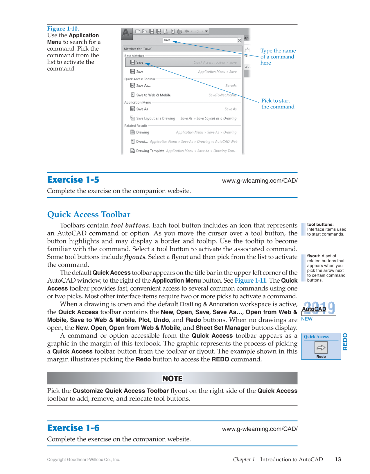 AutoCAD and Its Applications—Comprehensive 2019, 26th Edition page 13