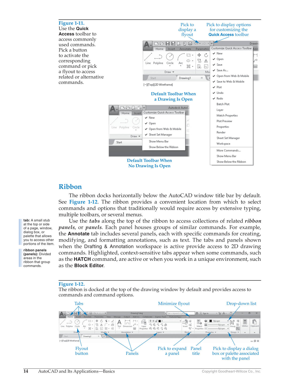 AutoCAD and Its Applications—Comprehensive 2019, 26th Edition page 14