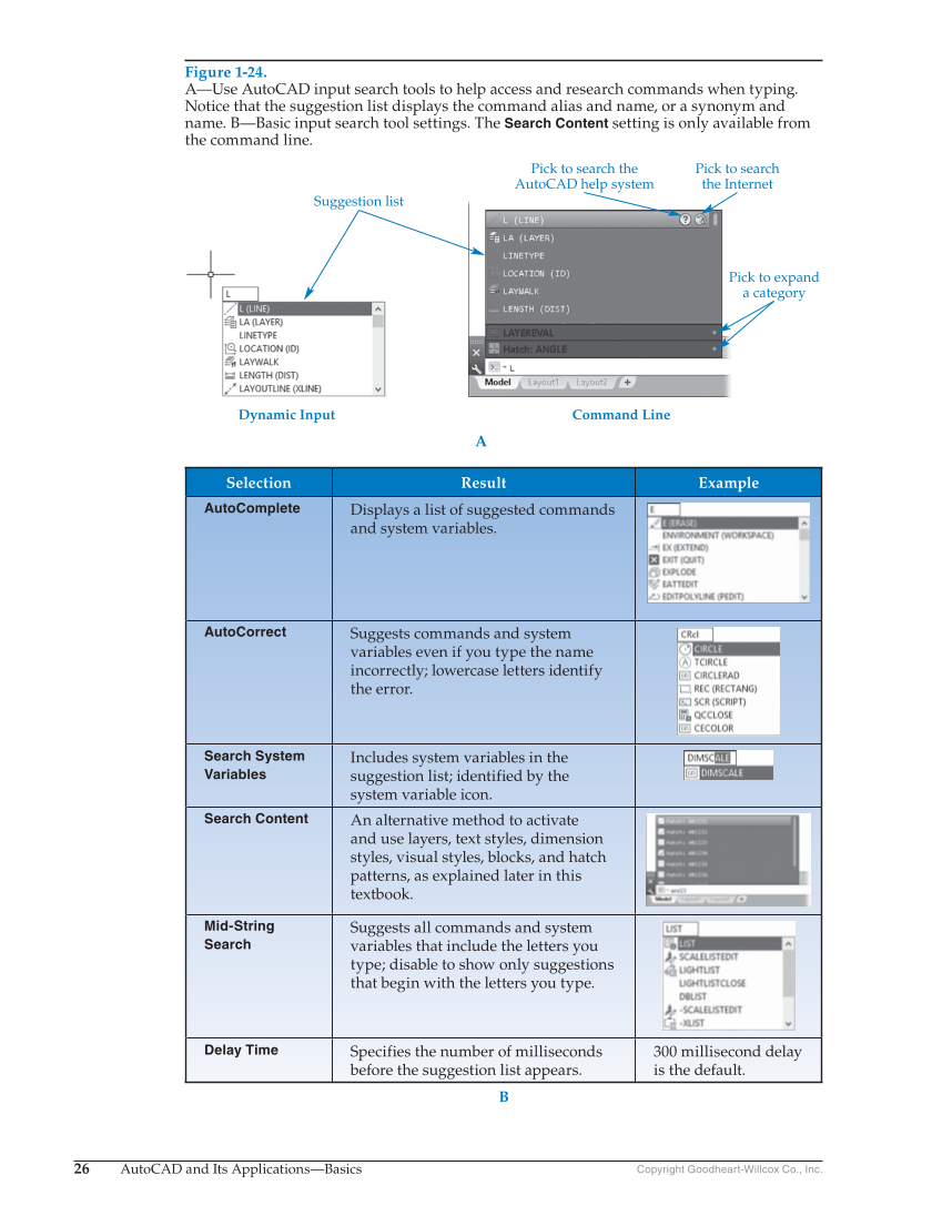 AutoCAD and Its Applications—Comprehensive 2019, 26th Edition page 26