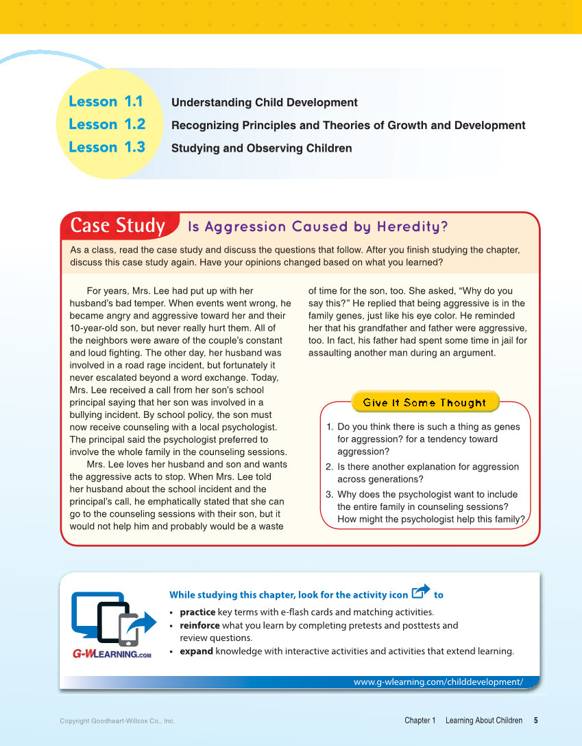 Child Development: Early Stages Through Age 12, 9th Edition page 5