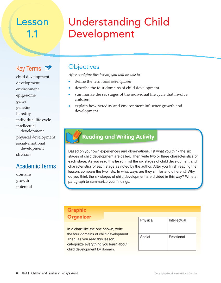 Child Development: Early Stages Through Age 12, 9th Edition page 6