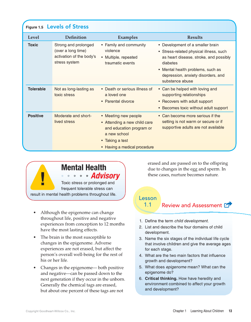 Child Development: Early Stages Through Age 12, 9th Edition page 13