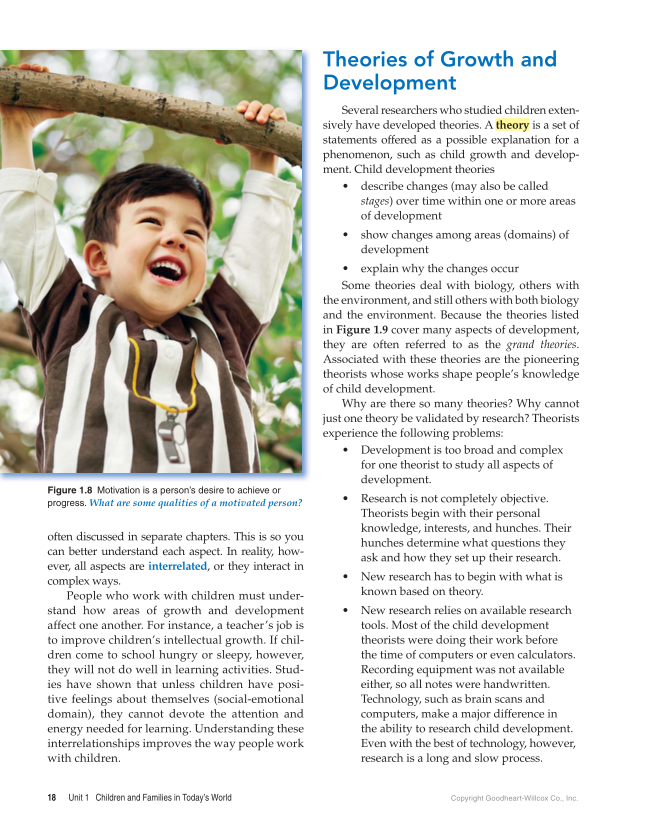 Child Development: Early Stages Through Age 12, 9th Edition page 18