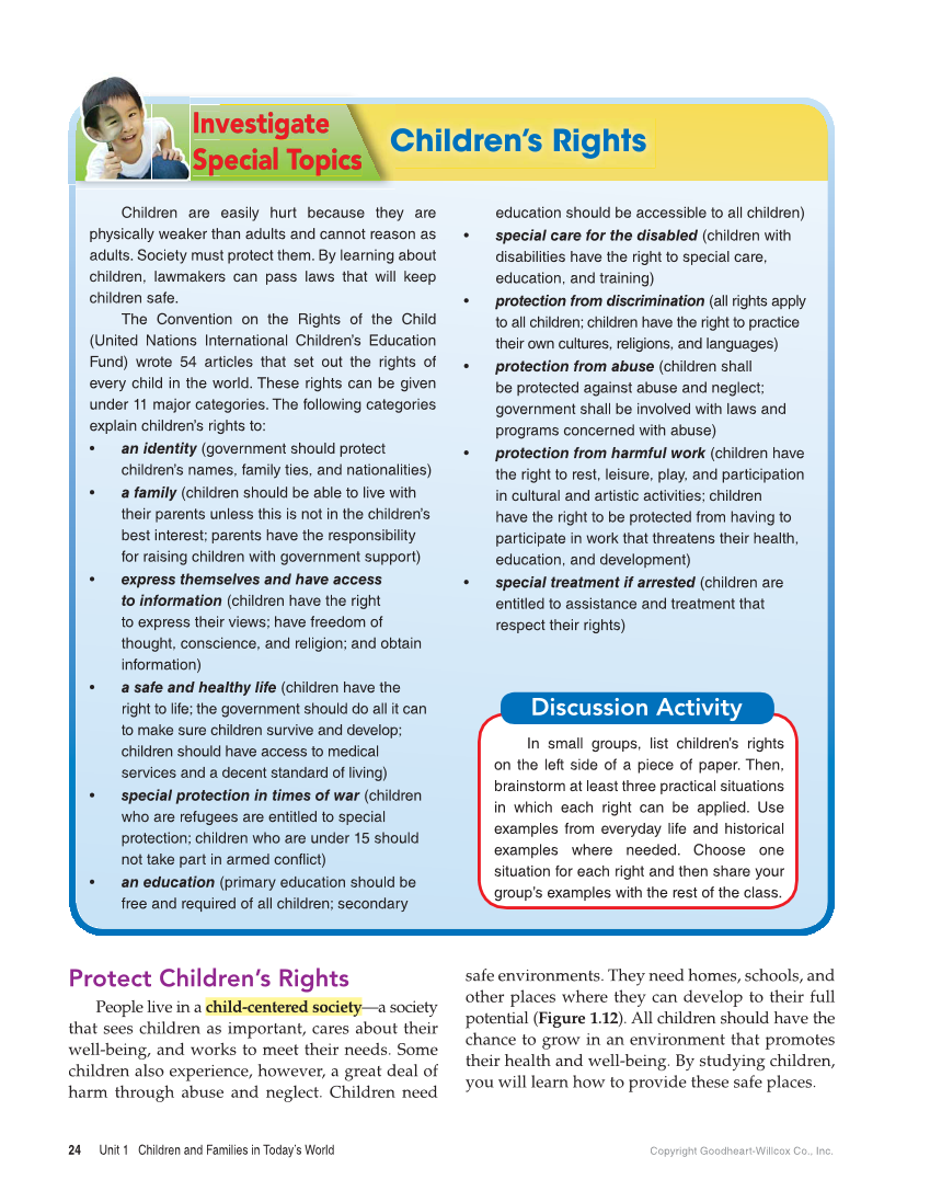 Child Development: Early Stages Through Age 12, 9th Edition page 24