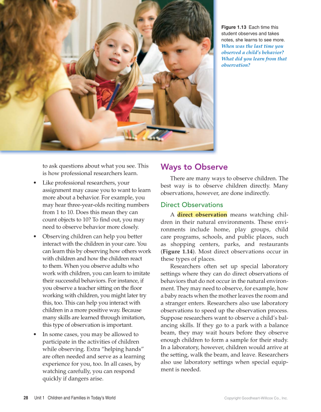 Child Development: Early Stages Through Age 12, 9th Edition page 28