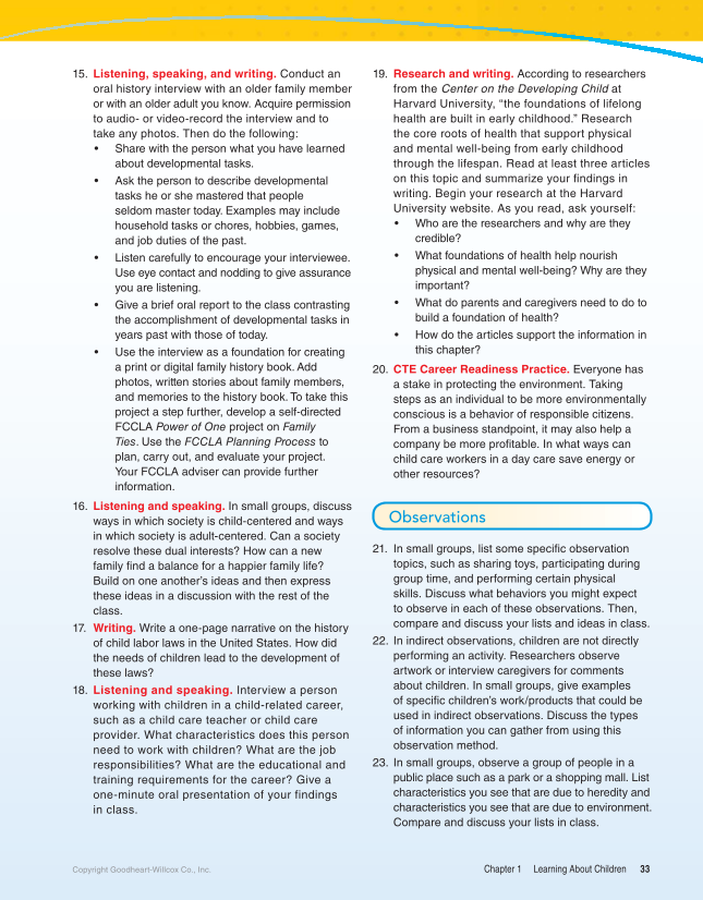 Child Development: Early Stages Through Age 12, 9th Edition page 33