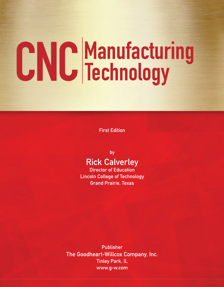 CNC Manufacturing Technology, 1st Edition page i