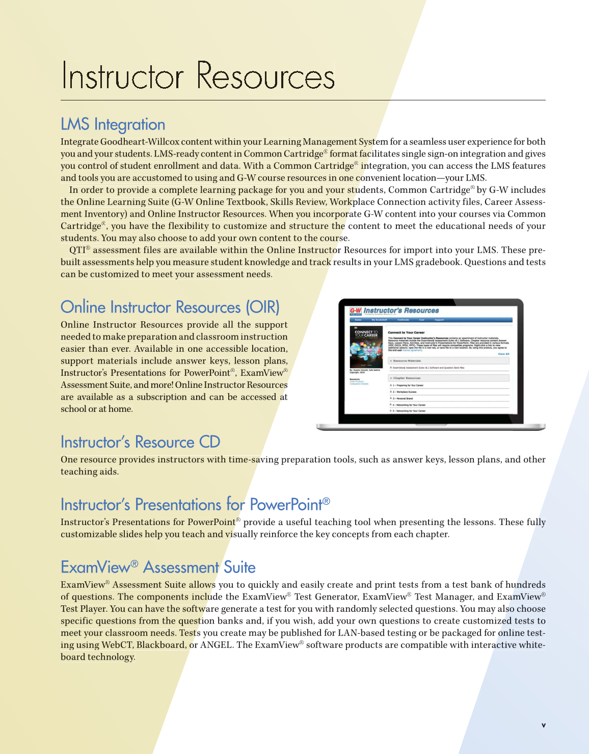 Connect to Your Career: Job-Search Skills for a Digital World, 2nd Edition page v