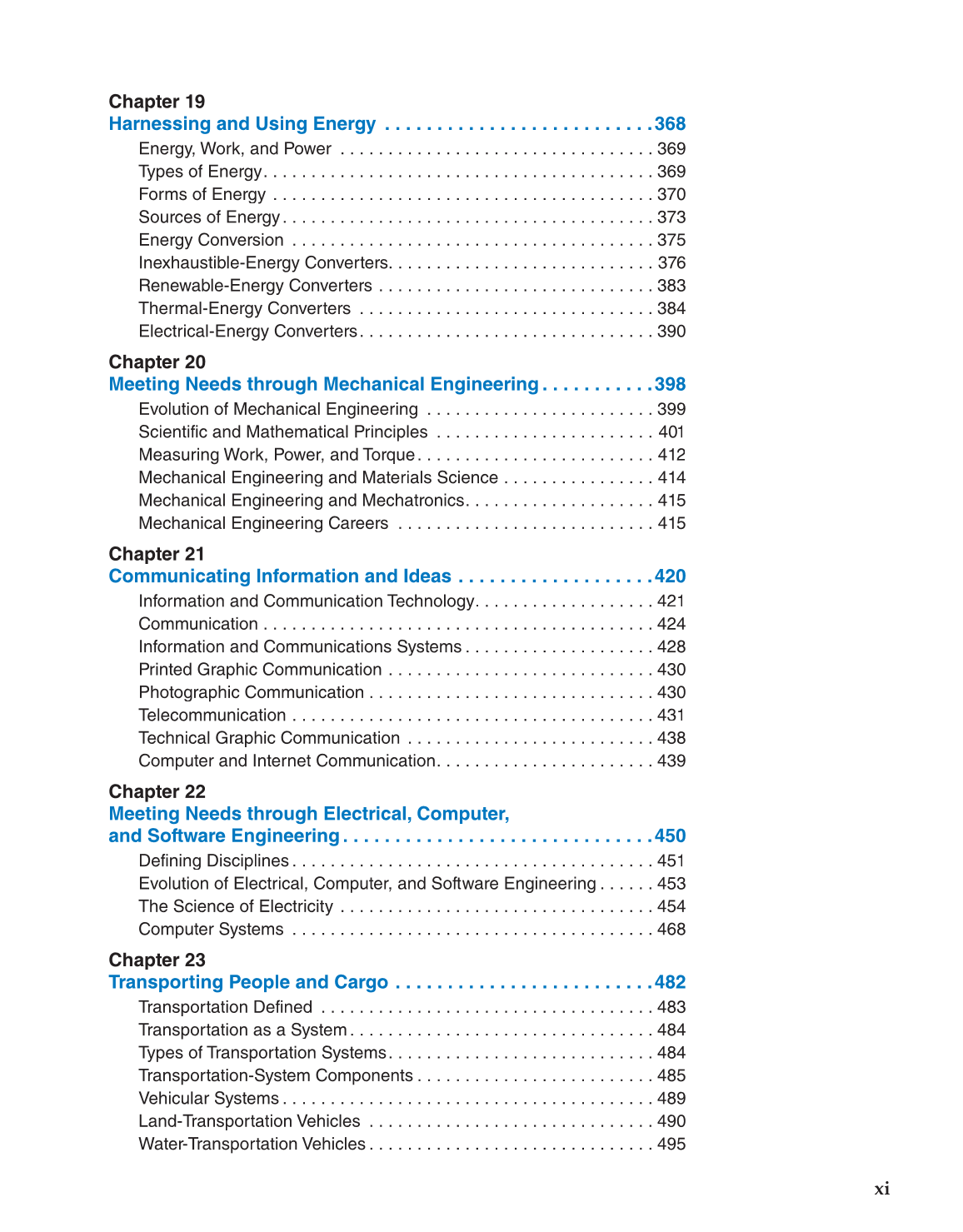 Foundations of Engineering & Technology, 7th Edition page xi