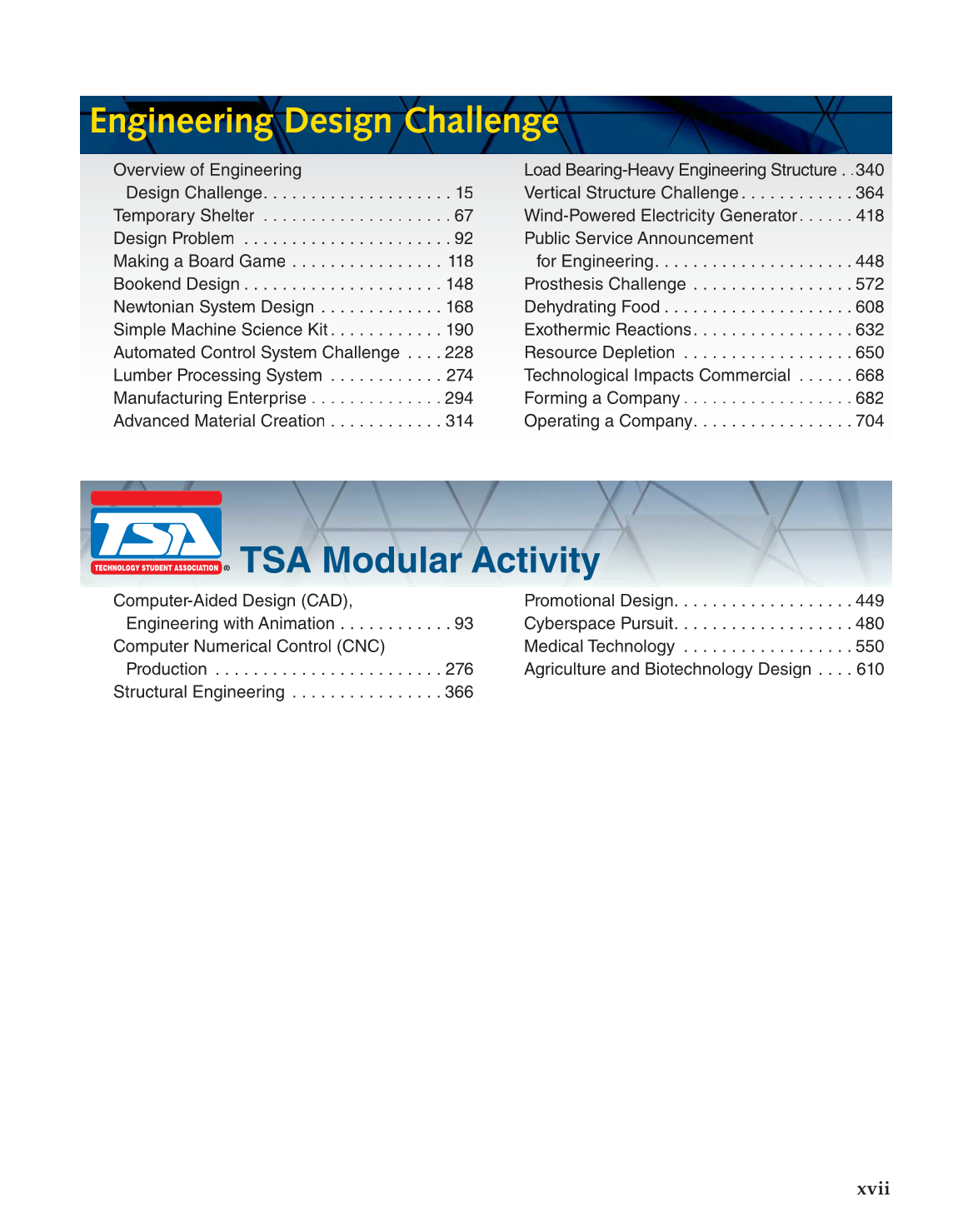 Foundations of Engineering & Technology, 7th Edition page xvii