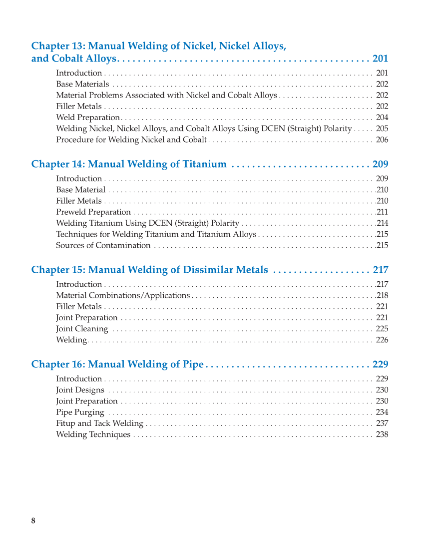 Gas Tungsten Arc Welding Handbook, 7th Edition page 8