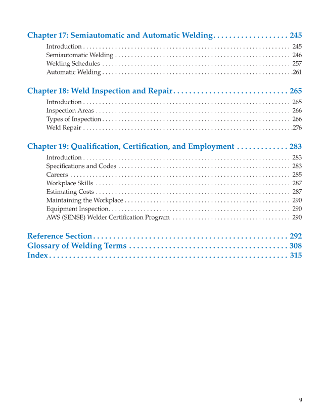 Gas Tungsten Arc Welding Handbook, 7th Edition page 9