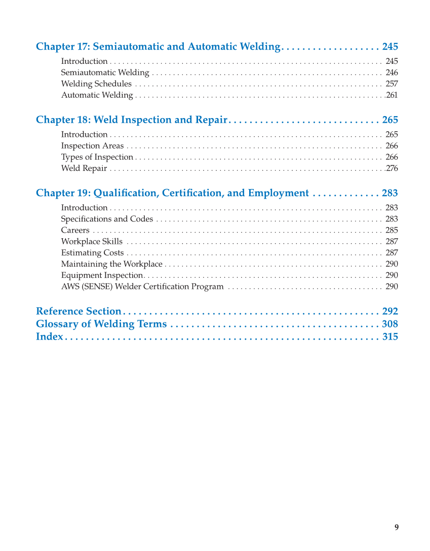 Gas Tungsten Arc Welding Handbook, 7th Edition page 9