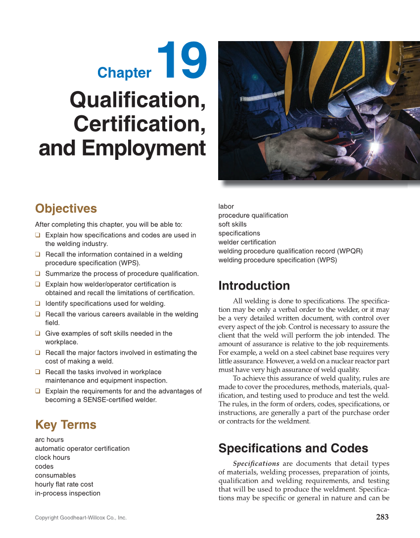 Gas Tungsten Arc Welding Handbook, 7th Edition page 283