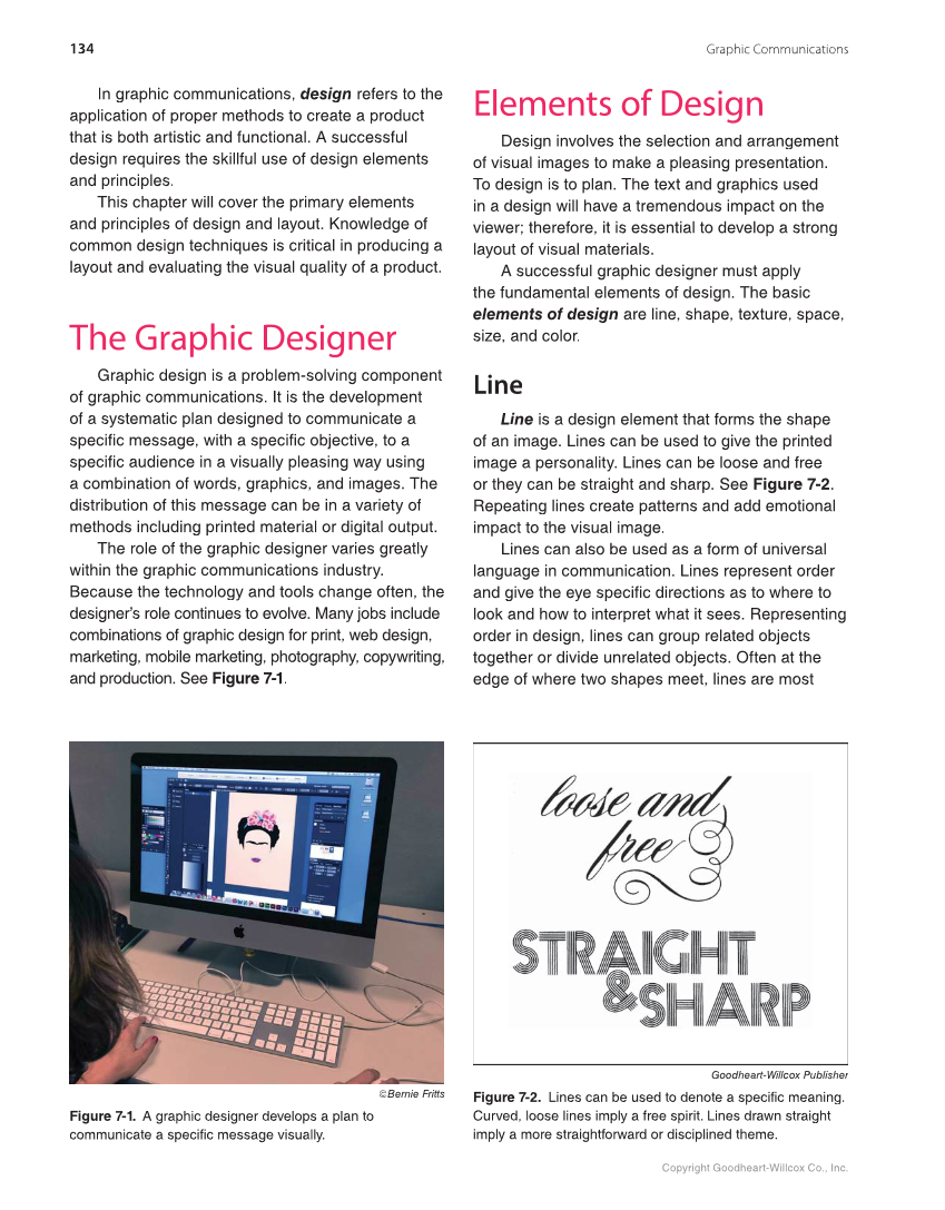 Graphic Communications: Digital Design and Print Essentials, 6th Edition page 134