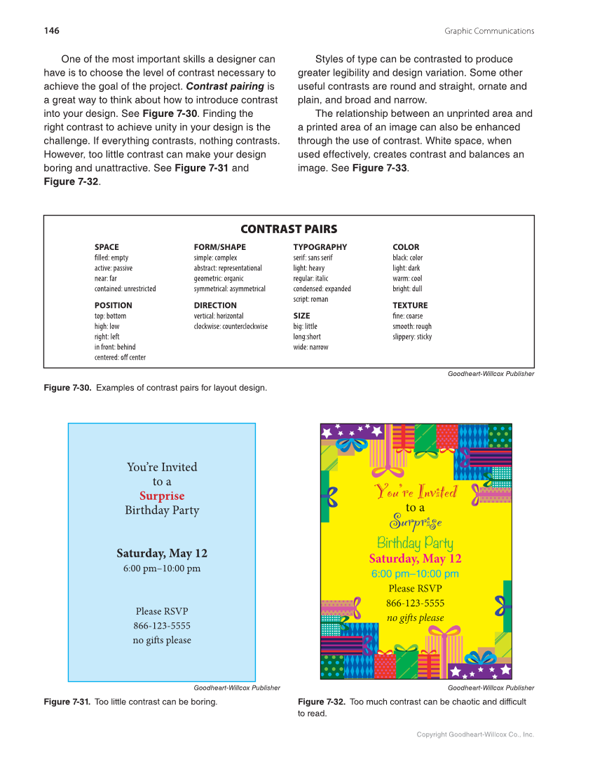 Graphic Communications: Digital Design and Print Essentials, 6th Edition page 146