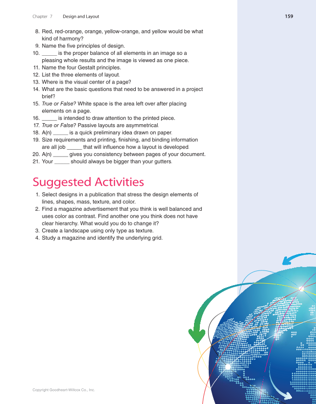 Graphic Communications: Digital Design and Print Essentials, 6th Edition page 159
