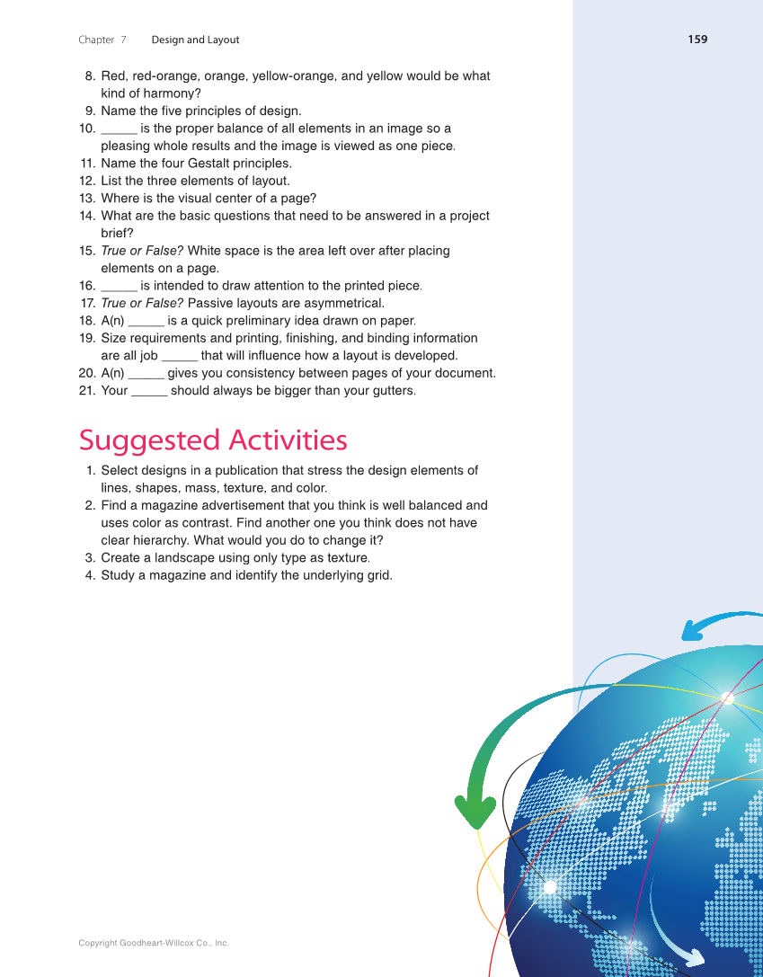 Graphic Communications: Digital Design and Print Essentials, 6th Edition page 159